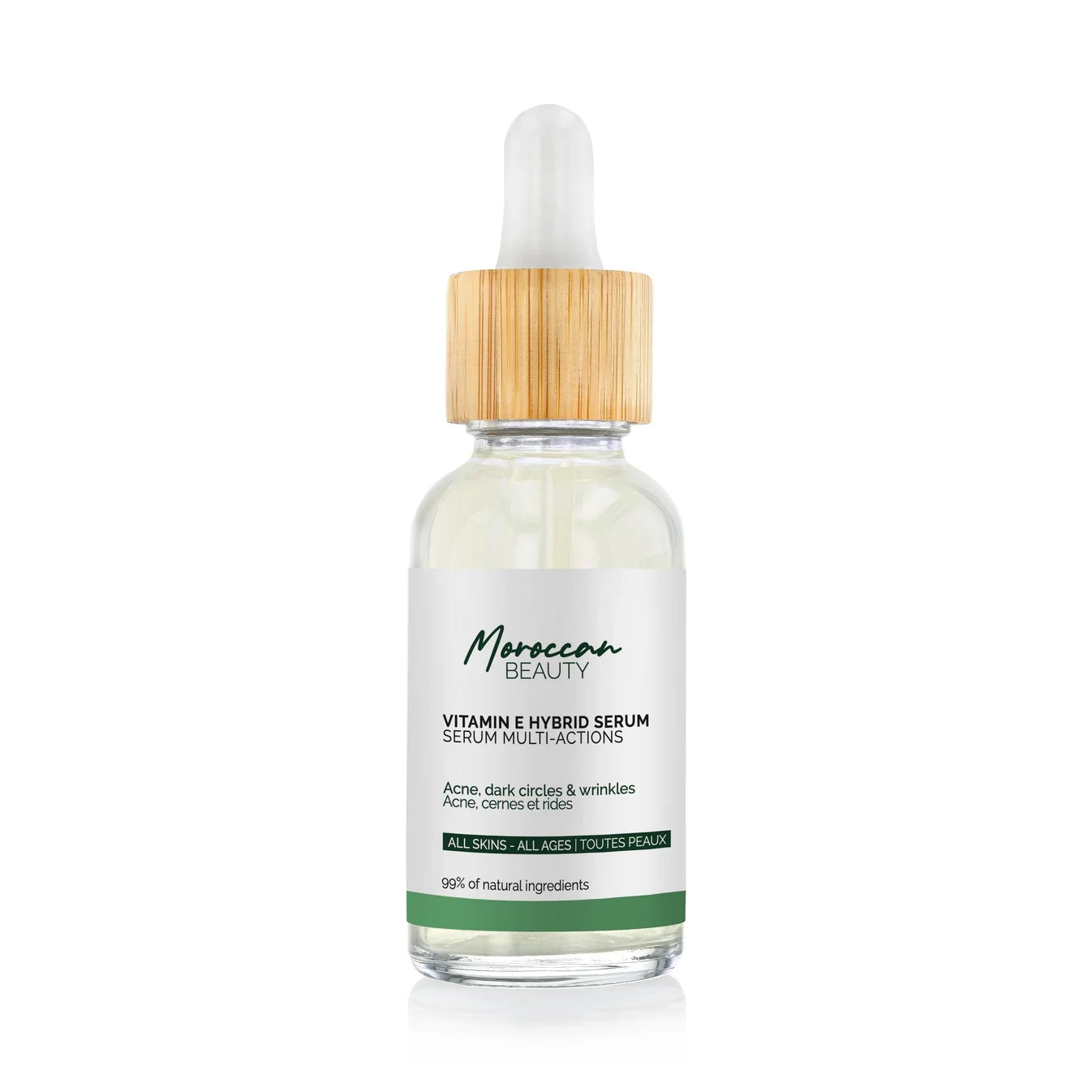 Maroccan Beauty Vitamin E Serum Multi-actions Acné, Cernes et Rides - 30ml