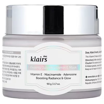 dear, Klairs Freshly juice Vitamine E  Mask
